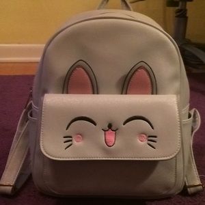 Cute cat mini backpack